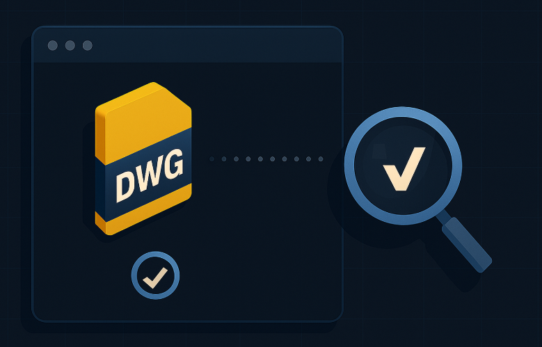 Ouverture du DWG avant optimisation