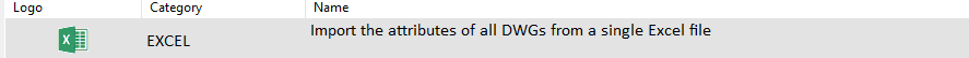 Réimportation des modifications Excel vers les DWG via le plugin IMPORTER