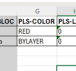 Modification de la couleur des blocs directement dans Excel