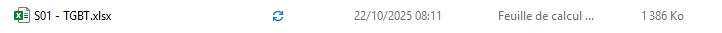 Génération automatique d'un fichier Excel contenant les blocs dynamiques