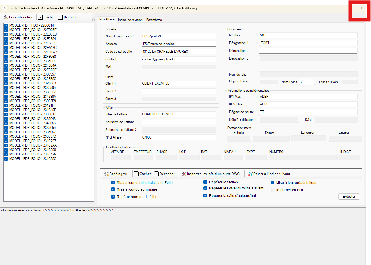 Demande d'enregistrement du DWG à la fermeture du formulaire