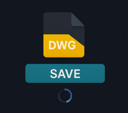 Enregistrement du DWG finalisé puis passage au prochain fichier