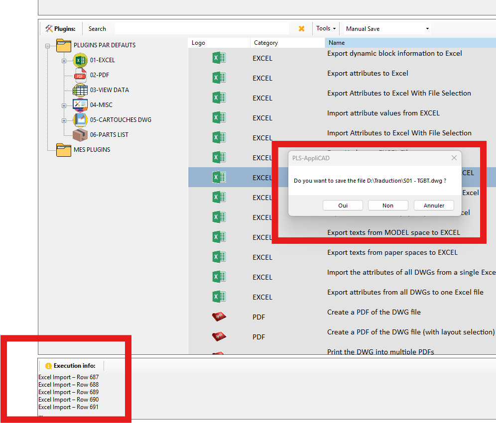 Chargement automatique du fichier Excel et lecture des valeurs modifiées