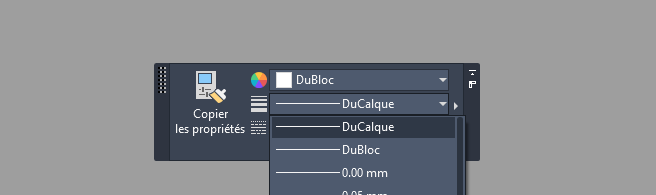 Mise à jour automatique de l'épaisseur de trait en ByLayer