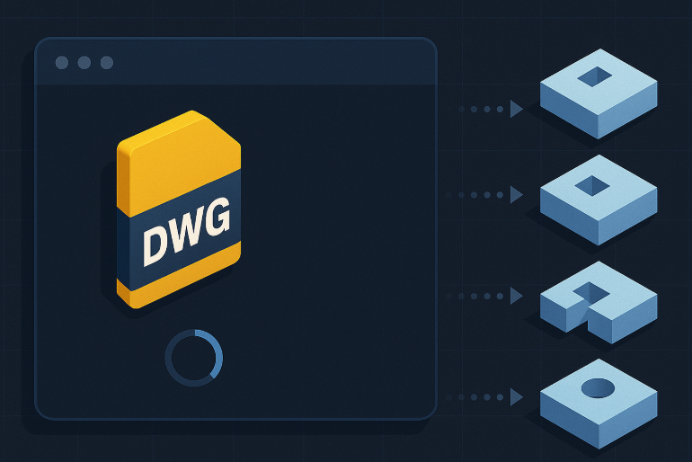Ouverture et inspection des blocs du DWG