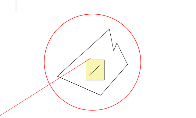 Entourage des zones suspectes directement sur le DWG